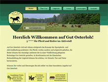 Tablet Screenshot of gut-osterloh.de